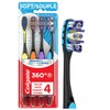 Colgate 360 Advanced Floss Tip Soft Bristle Toothbrush, 17x Thinner