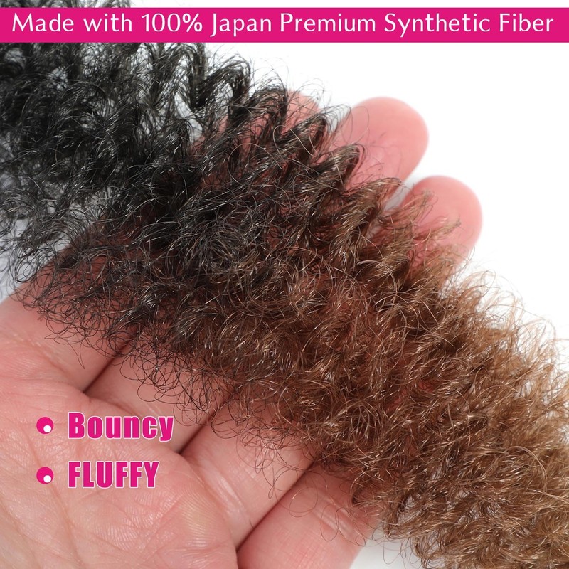 Springy Afro Twist Hair 24 Inch 3Packs, Afro Twist Hair