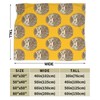 Hedgehog Cute Blanket Soft Lightweight Throw Blankets Cozy Flannel Bed