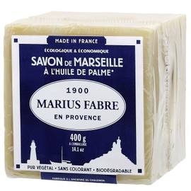Marius Fabre 'Le Lavoir' Genuine Marseille Core Soap made from 72% Palm Oil (Cube Soap) - 400 g