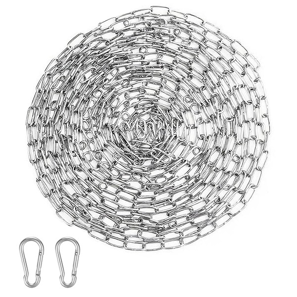 6M Stainless Steel Chain 1.5mm with Snap Hook - Heavy