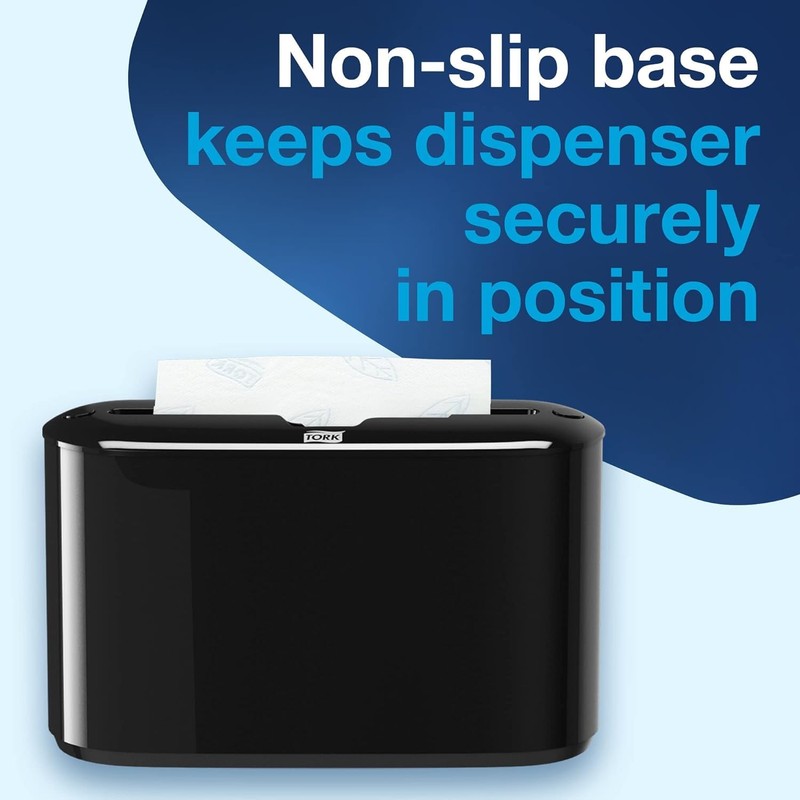 Tork Xpress Paper Towel Dispenser, Black, Single-Dispensing, Compatible with H2
