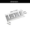 6 Pcs 3-1/4 Inch Hand Planer Blades, 82mm Re-sharpenable Blades