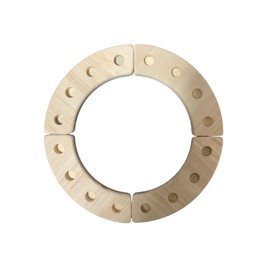 4-Loch 4xElemente Geburtstagsring Deko Zubehör für Geburtstagszug Geburtstagstisch (4xElemente)