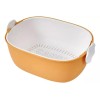 AJC Toys Cesta De Doble Drenaje Colador De Lavado Frutas
