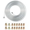 YAKEFLY 25 Ft Flexible Tube Line Roll,1/4" Brake Line Tubing