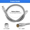 Pre Rinse Replacement Hose, 96 cm/38" Stainless Steel Commercial Pull