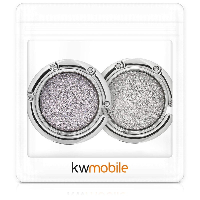 kwmobile Purse Hooks for Table - Set of 2 Portable