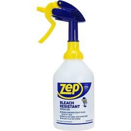 Zep Bleach Resistant Professional Sprayer Bottle - 32 oz (Pack of 2) - ZUPRO2-30 Foot Stream Spray or a Fine Mist, Adjustable Nozzle Measurements, Bleach Resistant for Up to a Year