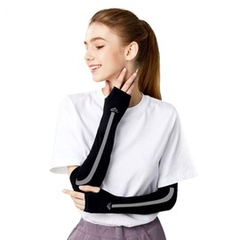 Leblanc Seamless UV Protection Cool Hand Cover Sleeves for Driving, Sports, Hiking, Fishing, Golf Cool Hand Cover Sleeve (Pink) 5ea