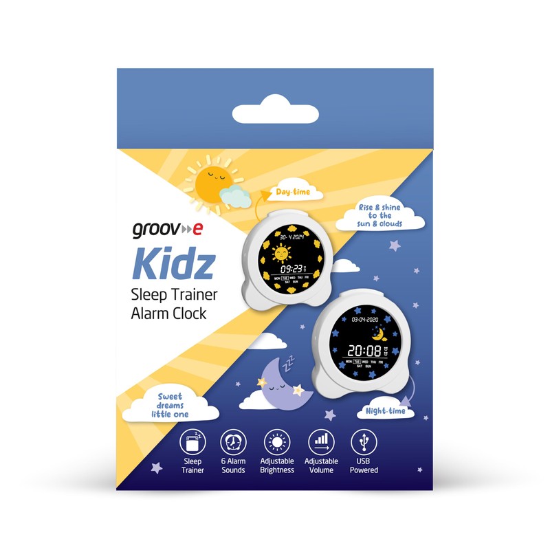 groov e Kidz Sleep Trainer Alarm Clock - Kid's Digital