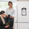 Clipco Mini Clipboard with Magnetic Back Includes Paper Pad and