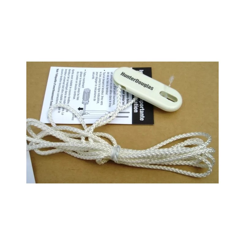 Hunter Douglas 36" WHITE 2.7 mm CONTINUOUS CORD LOOP HUNTER