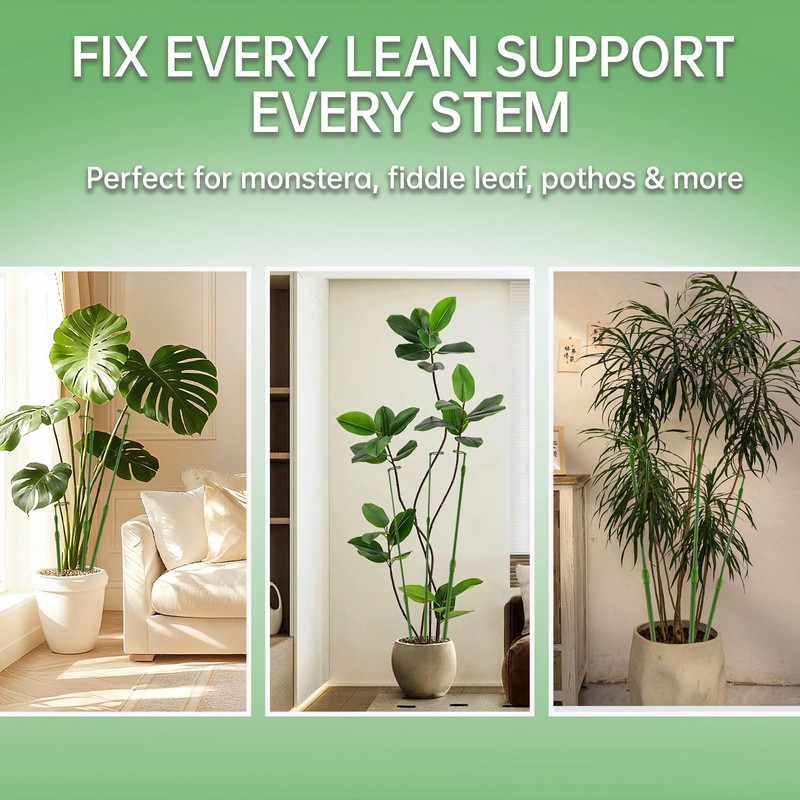 Yhtpouqe 3 Pack Extendable Plant Stakes, 16.5-42.5 Inch Plant Stakes