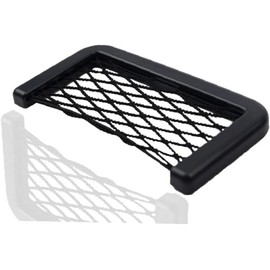 Bolsillo de red de coche para teléfono 2 piezas Organizador universal para smartphone de coche, bolsa de almacenamiento de malla adhesiva para interior de coche, accesorios para interior de coche