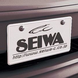 SEIWA K-270 License Plate Bolt Protector 2, model: K-271, mettalic black