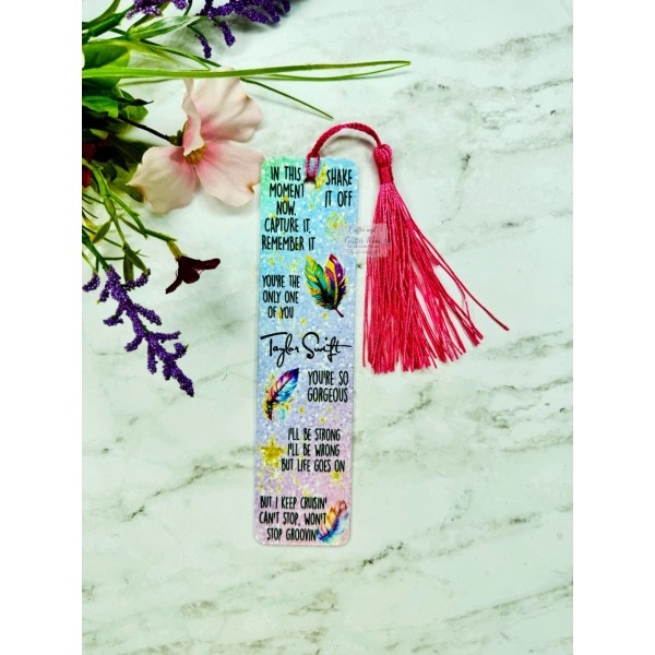 Unbranded Taylor Affirmations Rainbow Girls Gift Kids Bookmarks Swift Eras