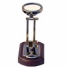 Small Antique Brass Moveable Lens Magnifying Royal Décor