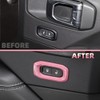 Inner Door Lock Switch Button Bezel Trim Cover Compatible with