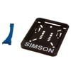 MZA Simson Change Number Plate Holder