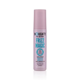 Noughty 97% Natural Frizz Magic Serum, Anti Frizz/Humidity Heat Protection Smoothing Styling Formula for Frizzy, Curly and Wavy Hair, Sulphate Free Vegan Haircare for Smooth Control and Shine 75ml