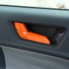momocar Orange Inner Door Open Handle Cover Trim Accessories For