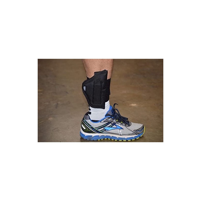 Bulldog Cases Black Ankle Holster (Fits Most Compact Auto's with