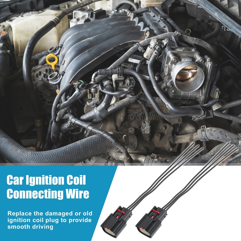 QUARKZMAN 2 x ignition coil connection 9U2Z14S411EA for Ford Edge