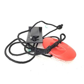 H.F Exchange Treadmill Magnet Safety Key Lanyard - Round Magnet, Magnetic Key with Braided Cord & Clip P/N 303713 - Emergency Stop Switch Replacement Key Plastic - Works with Pro form ZT10