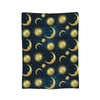 Gbuzozie Moon Sun and Stars Fleece Blanket Lightweight Ultra-Soft Throw