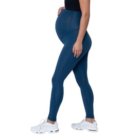 Yogalicious Ultra Soft Light Weight Maternity Leggings - Yoga Pants - Ocean Silk - Large