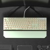 Camiysn Typewriter Style Mechanical Gaming Keyboard, Green Retro Punk Gaming