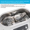 Rrofessional Dentures Ultrasonic Cleaning Machine Mini Household Eyeglasses Jewelry CleanerAU