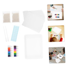 jojofuny DIY Water Marbling Dropping Bottle Watercolor Pigment Kit Vibrant Colors Each for Childrens Art Projects and Creative Expression