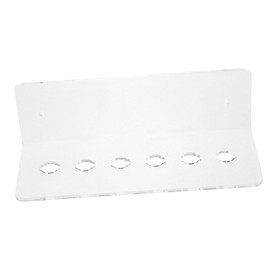 IWOWHERO Slot Acrylic Hair Scissor Holder Rack Wall-mounted Barber Organizer for Shear Scissor Holder