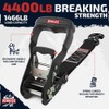 Vehiclex 1.5" x 15 ft 4,400 lb Heavy Duty Ratchet