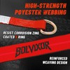 Bolvixor 8 Pack 2" x 96" Lasso Strap - 9900LBS