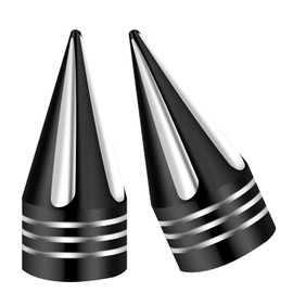 AEEAST CNC Front Axle Nut Covers, Axle Caps Compatible with Harley Davidson Street Glide Road King Trike Iron 883 Fat Boy Sportster Softail Dyna 2002-2025