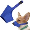 Soft Anti-Biting Barking Chewing Muzzle, Breathable Waterproof Adjustable Muzzle for
