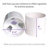 4pcs Golf Hole Cups for Practice Putting Chipping Green Backyard
