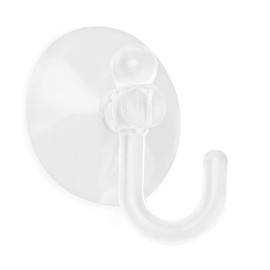 NANDEYIBI SUCTION SUCKER WINDOW HOOKS CLEAR PLASTIC HOOK 25MM (pack of 10