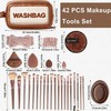 42 Piezas Set de Brochas de Maquillaje Profesional Completo, Juego