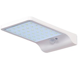 Solar Powered Lights Outdoor, Patio Deck Lights 36 LEDs, Super Bright Outside Waterproof Motion Sensor Lights, Solar Powered Lighting For Yard, Backyard, Pathway & Driveway (White, Wall Sconces Type)