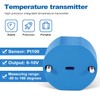 Happysnow RTD PT100 Temperature Transmitter DC24V Minus 50~100 Degrees Output