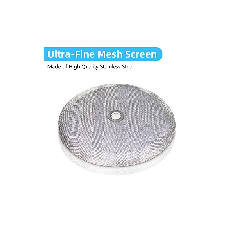 6 Pieces Attsky French Press Filter, 4 Inch Stainless Steel