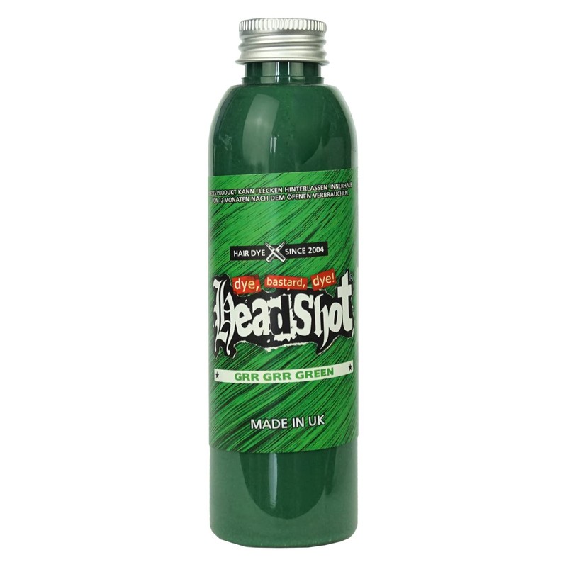 Headshot Grr Green Semi-Permanent Hair Colour 150 ml