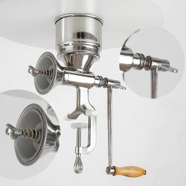 Manual Grain Mill Stainless Steel Hand Crank Wheat Bean Corn Grinding Machine