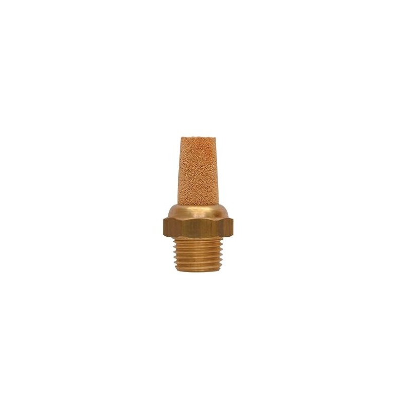 TOPRING 86.110.05 Bronze Pneumatic Muffler/Filter, 1/4(M) NPT, Pack of 5,