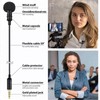 Microphone Lapel,Portable Headset Mic Lavalier Microphone System - Versatile Voice
