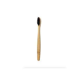 Clean Teeth. Clean Conscience. Bamboo Toothbrush - BPA Free. Organic. Eco-Friendly. Natural. Compostable. Vegan. 100% Biodegradable. (Soft Bristle: Black, 1 Brush)